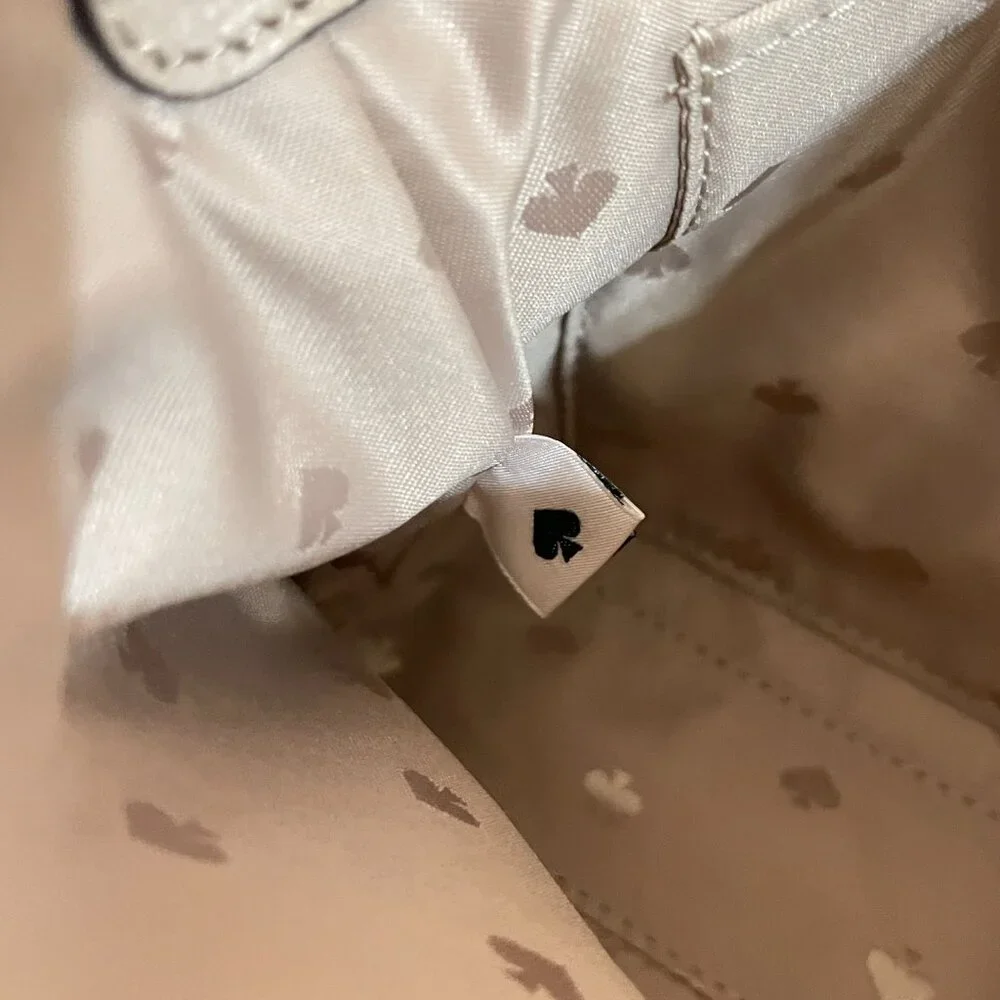 New Kate Spade Bailey Crossbody Bag Warm Beige Leather NWT